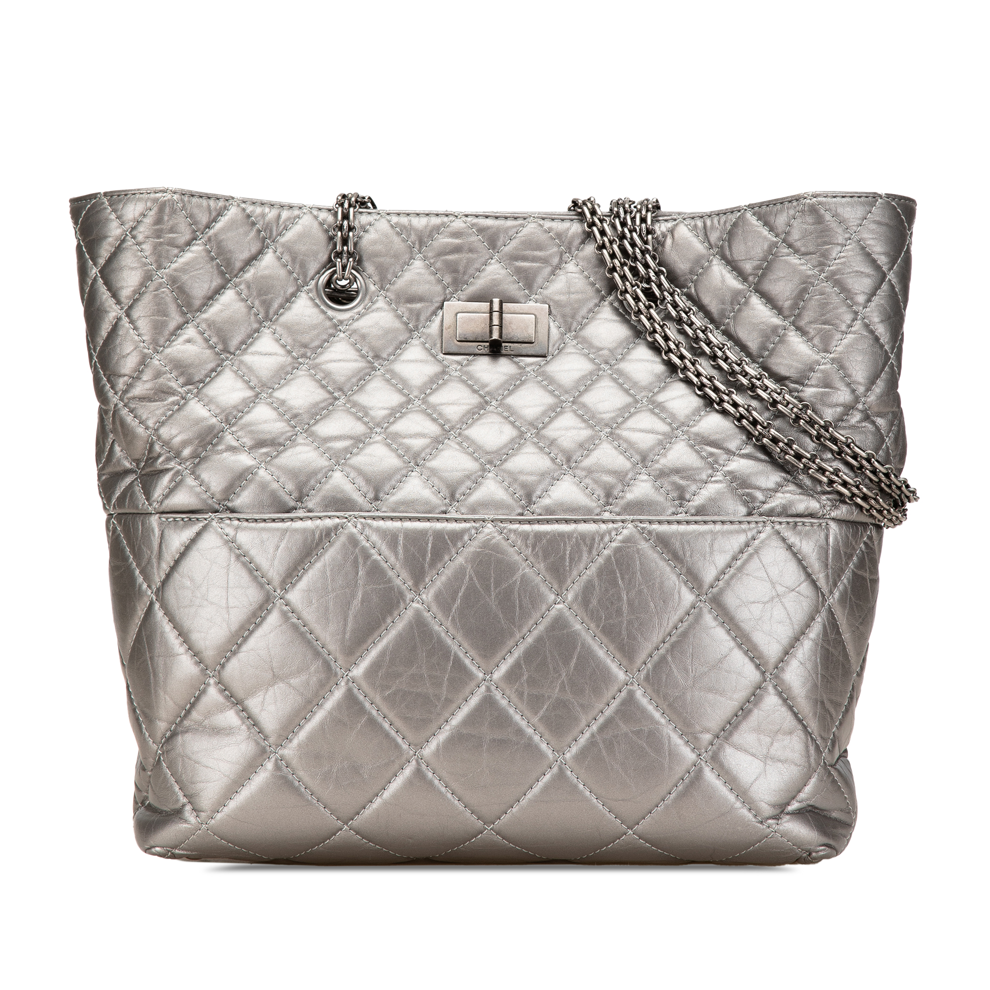 Product image of Reissue 2.55 Quilted Aged Calfskin Tote