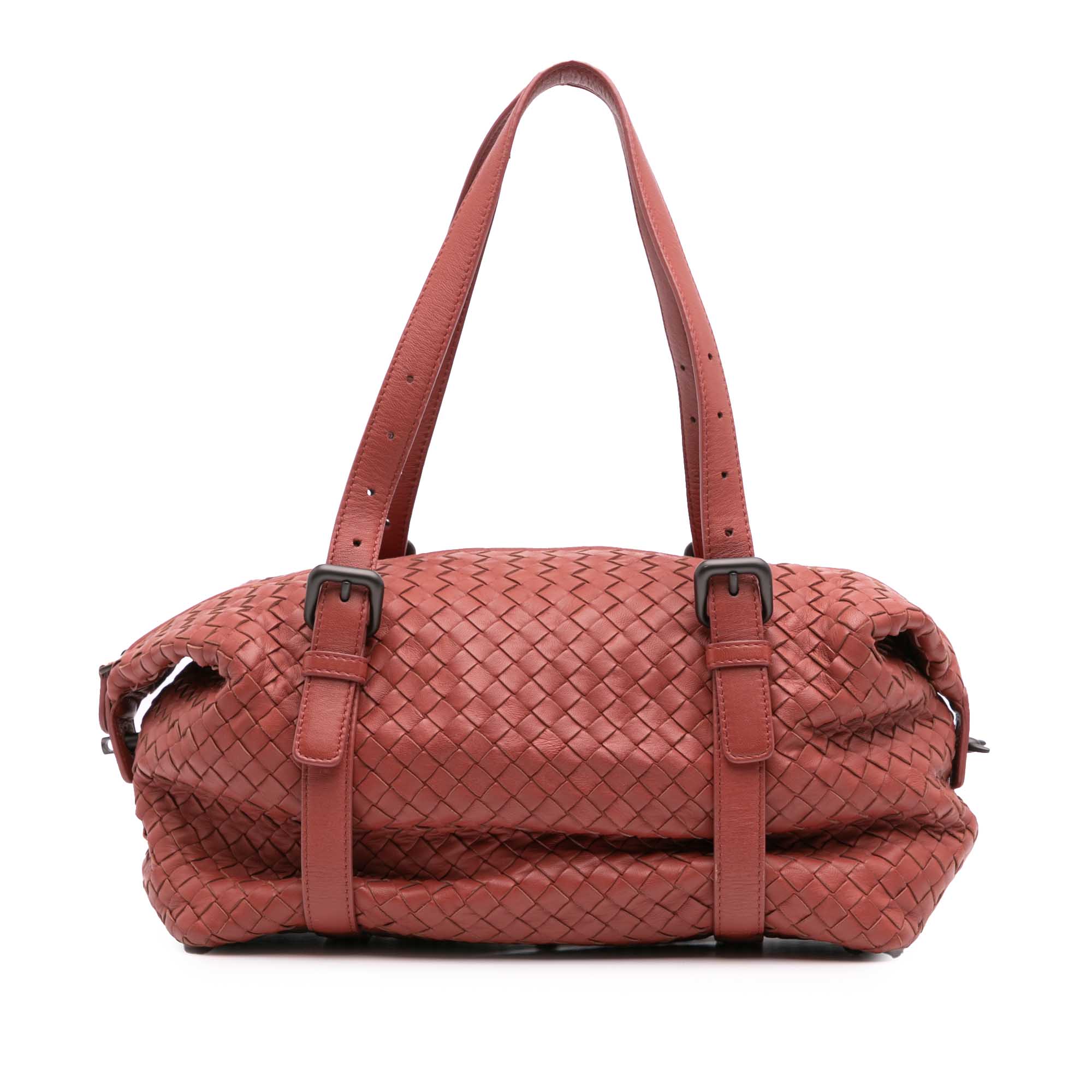 Nappa Intrecciato Montaigne Shoulder Bag Re-Loved Luxury