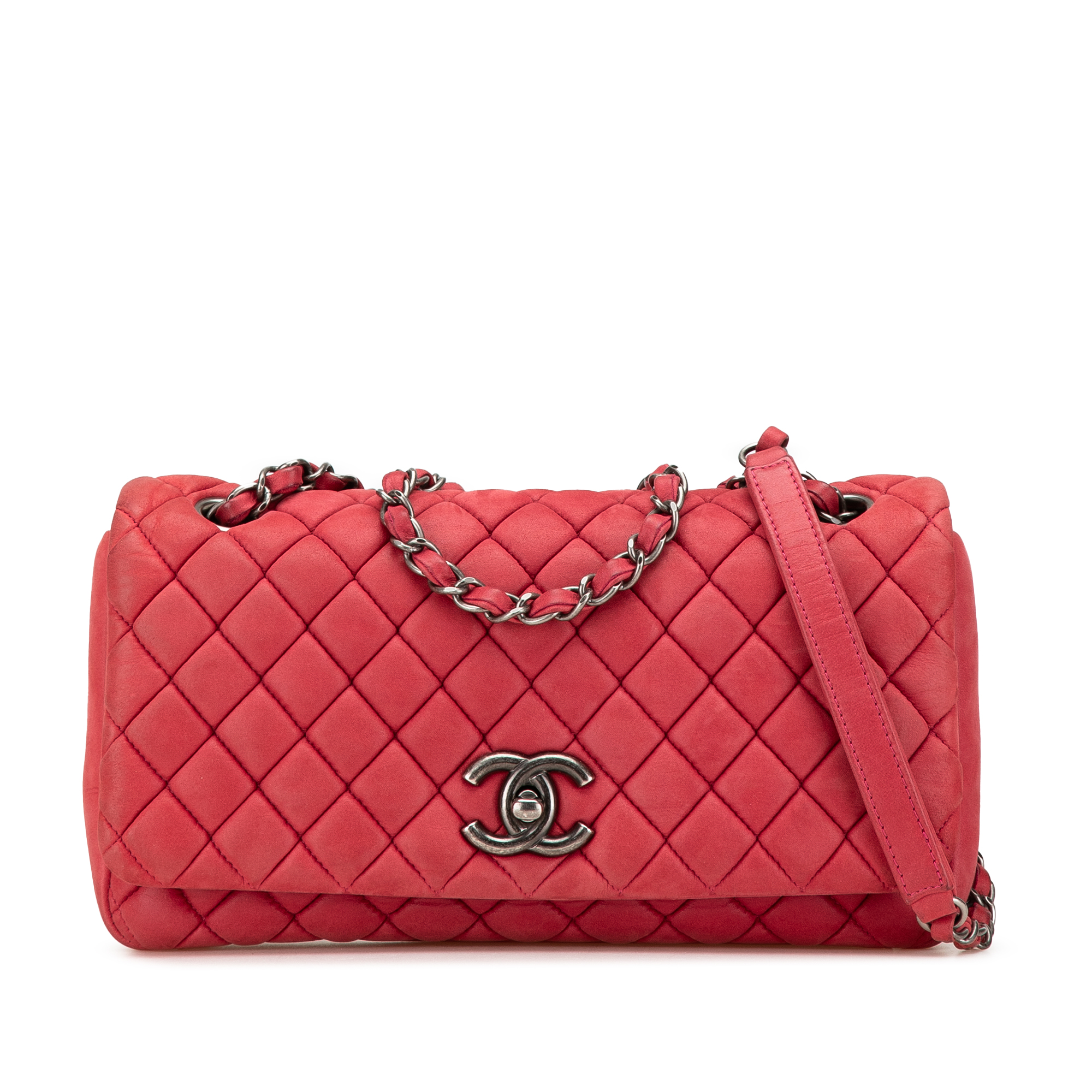 Product image of Small Iridescent Calfskin New Bubble Flap