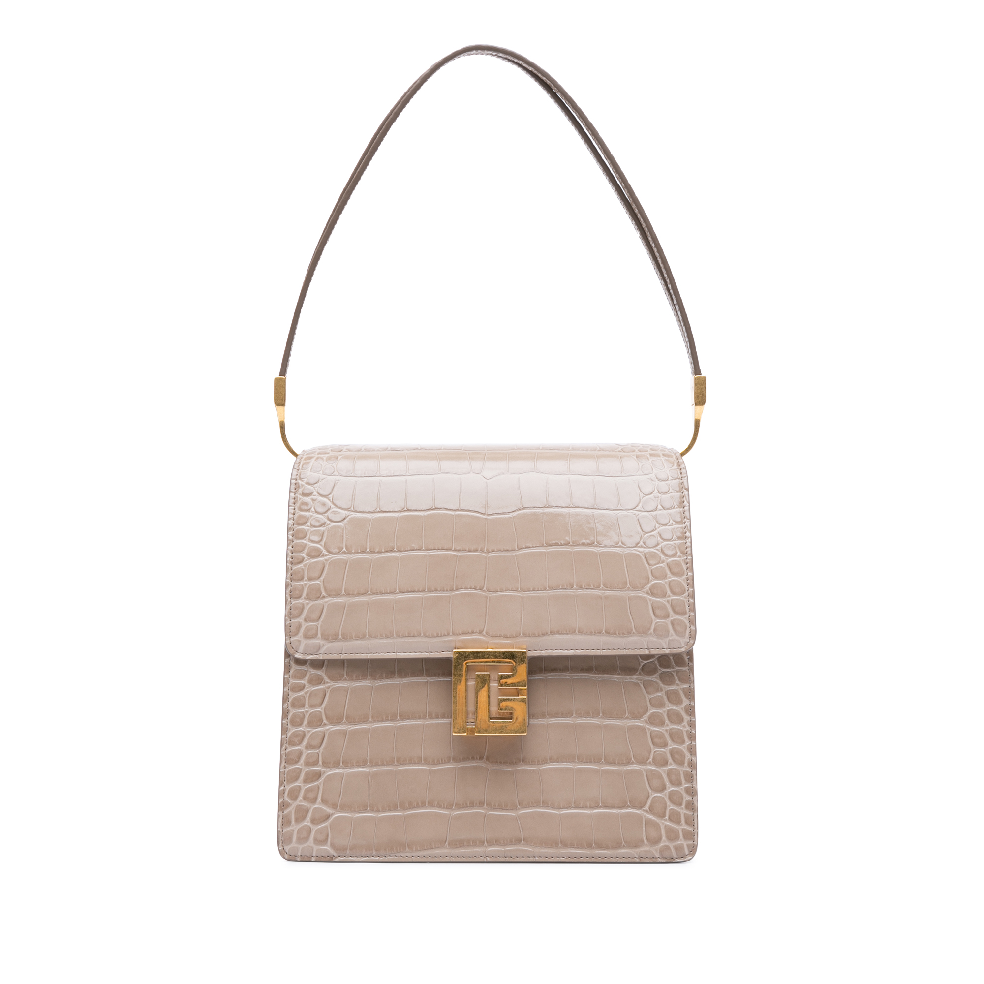 Product image of Embossed Leather Ely Shoulder Bag