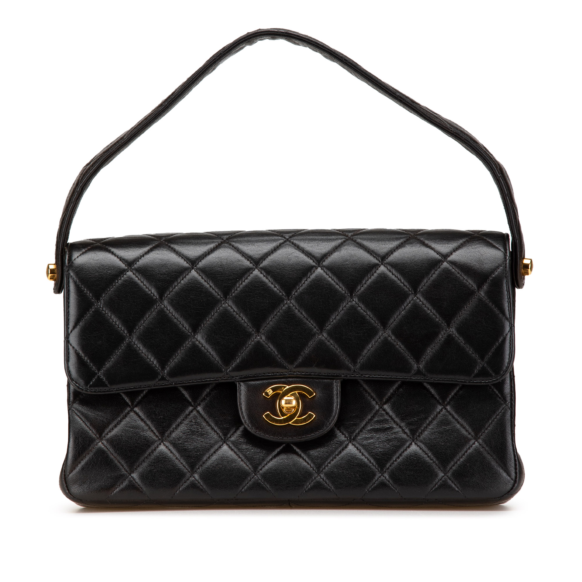 Product image of Quilted Lambskin Double Sided Flap