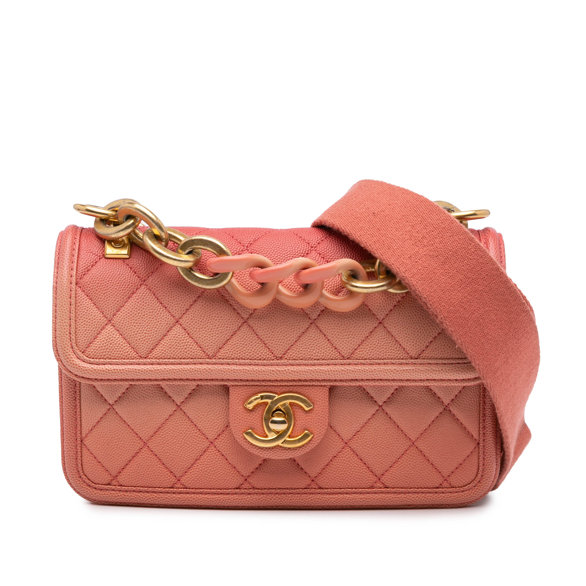 Product image of Small Quilted Caviar Sunset On The Sea Flap